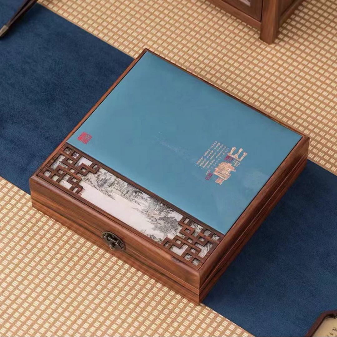 【山中书画】福鼎老白茶饼 礼盒装350克