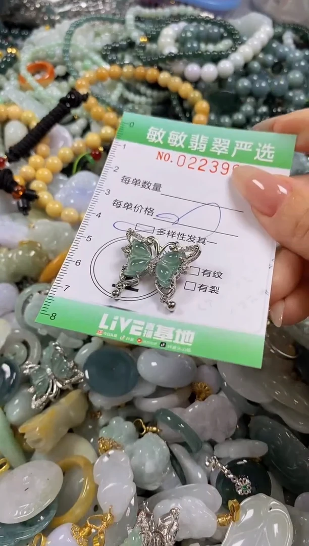 翡翠未镶嵌颈饰闪购0223990多样性发其一