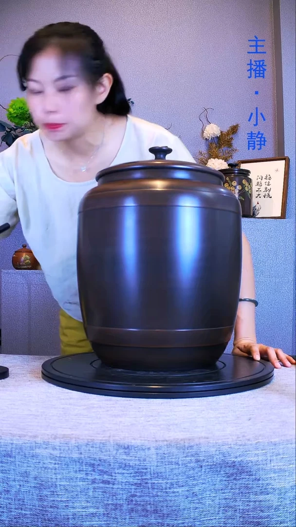 建水全手工紫陶茶罐精磨1公斤散茶258