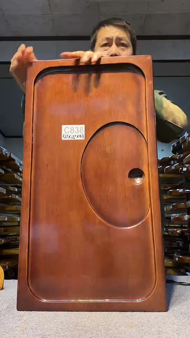 实木原木茶盘 一物一拍(不含配件）