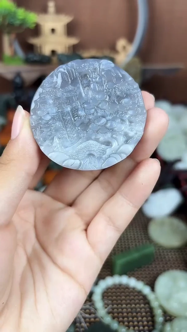 和田玉未镶嵌颈饰1