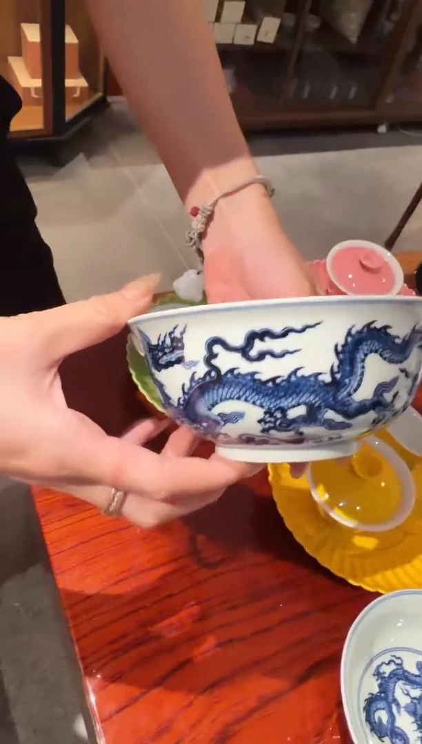 碗青花龙纹12345678