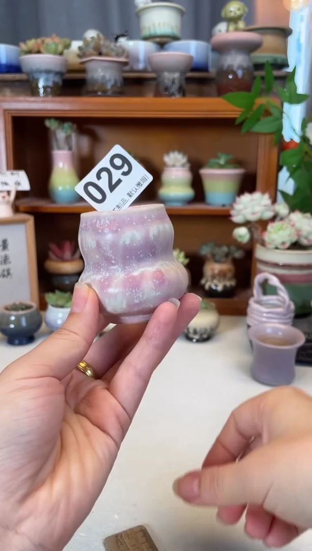 瓷片029知木小芳花盆