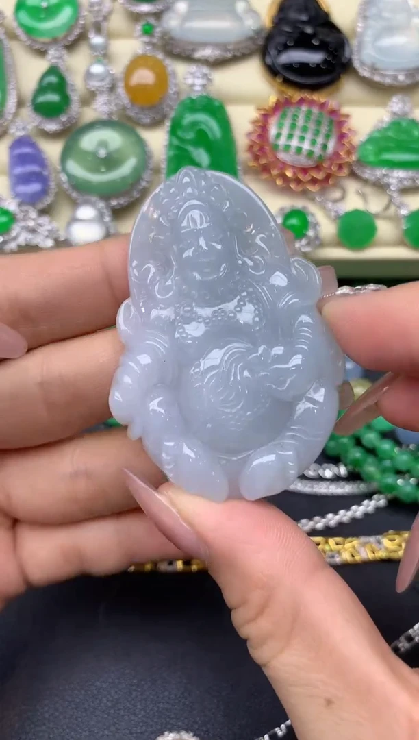 颈饰未镶嵌翡翠69-翡翠雪姐天天见