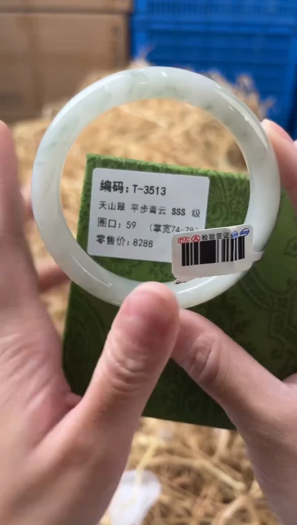 未镶嵌手镯石英质玉T-3513