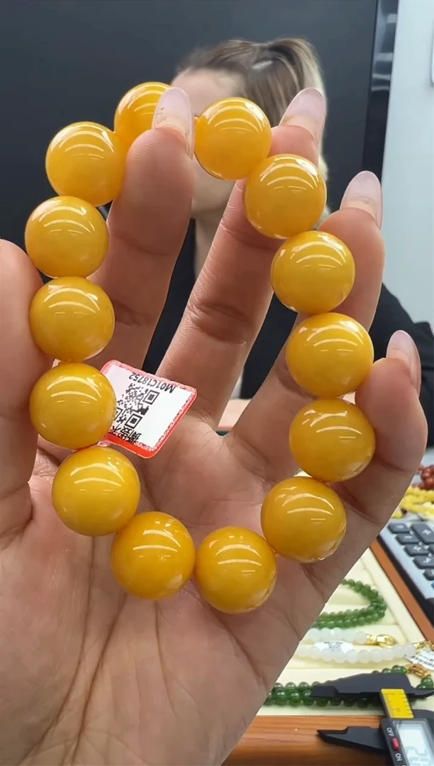 【闪购商品】琥珀手链未镶嵌824秒拍号