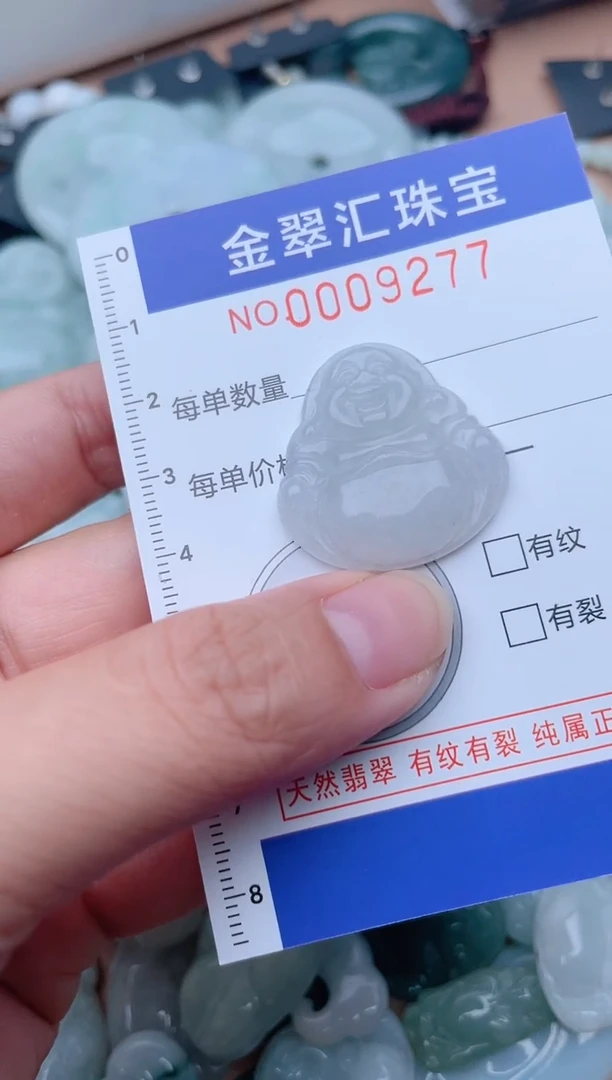 翡翠未镶嵌颈饰9277