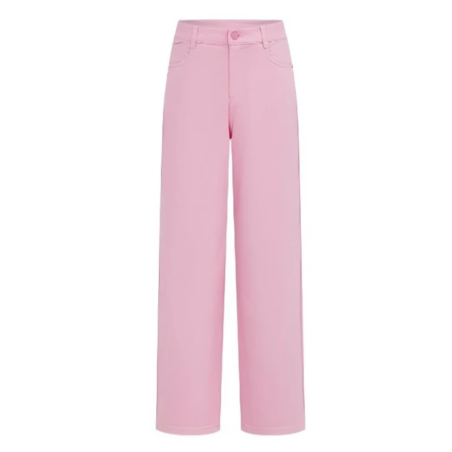 【商场同款】曼德诗高腰牛仔裤夏季新款百搭直筒休闲长裤M103310792