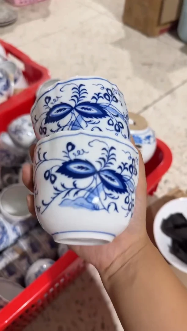 摆件梅森杯两个一组有瑕请慎拍