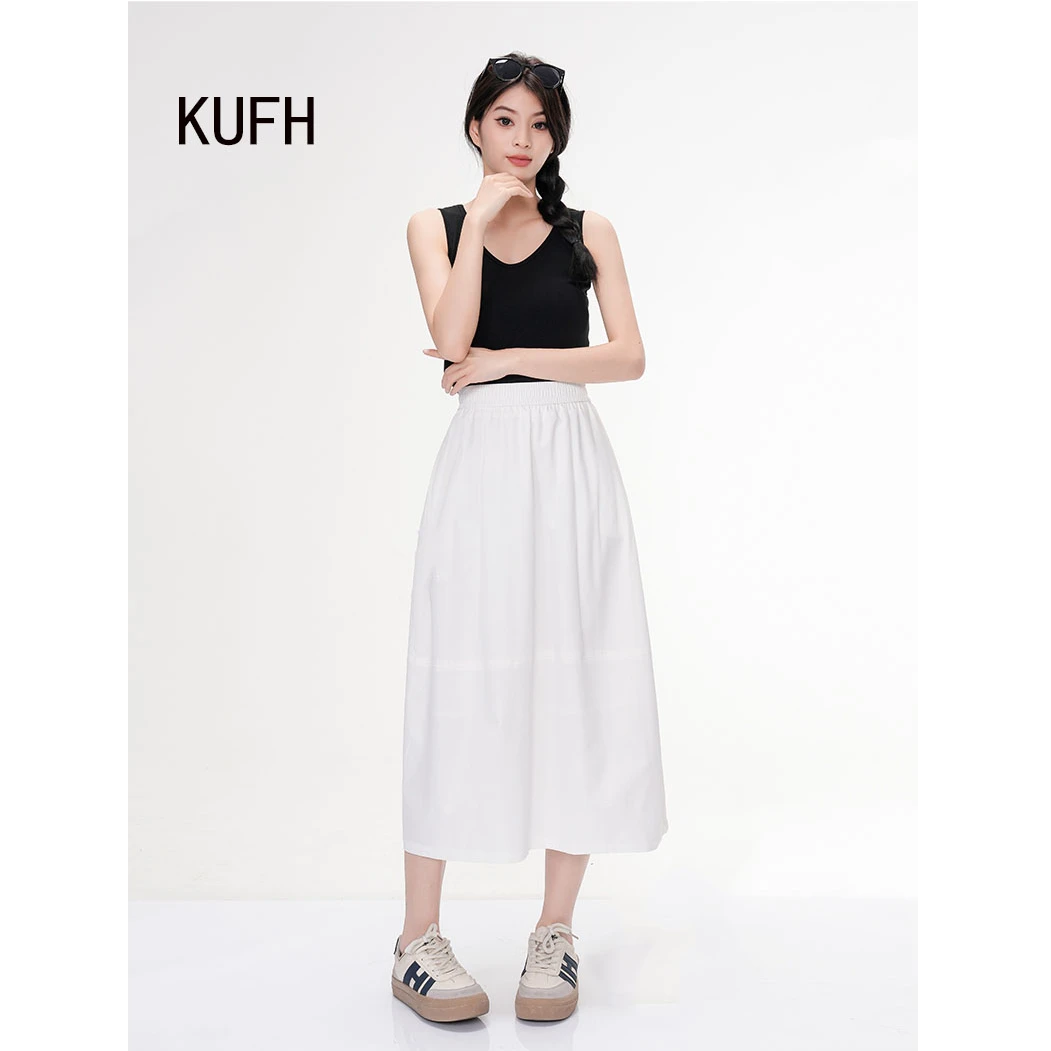 KUFHNASA抗皱纤维+冰川透气+纳米防晒 三体黑科技半身裙KWK7511