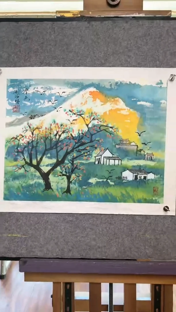 国画LHM 精品绘画作品-2.7山水