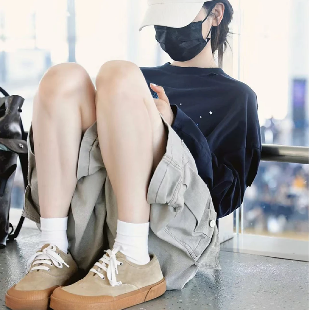 【大头鞋】大头鞋女新款厚底船鞋休闲板鞋