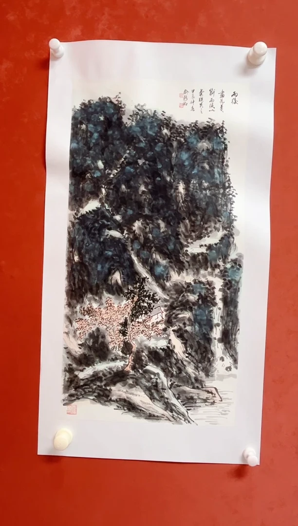 国画俞老师     画芯68*34