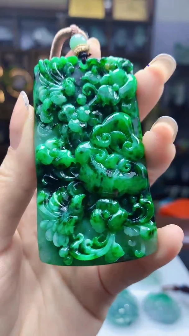 定制翡翠未镶嵌1024ry-毛货挂件6