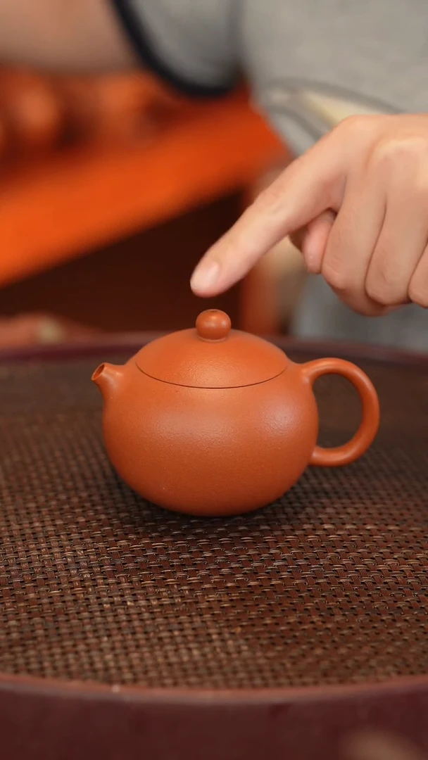 茶壶紫砂西施 半手工 红清水 180cc