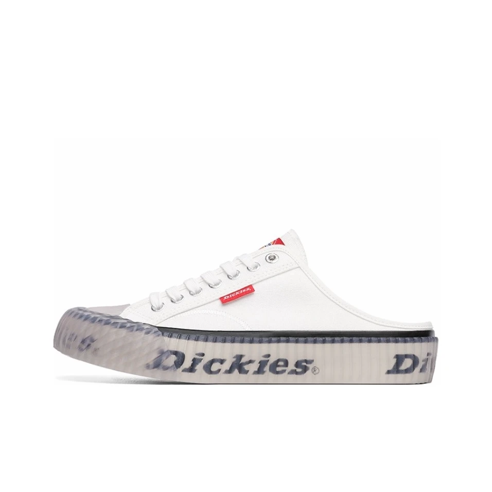 Dickies潮流百搭一脚蹬半拖帆布鞋211N50LXS43-白色