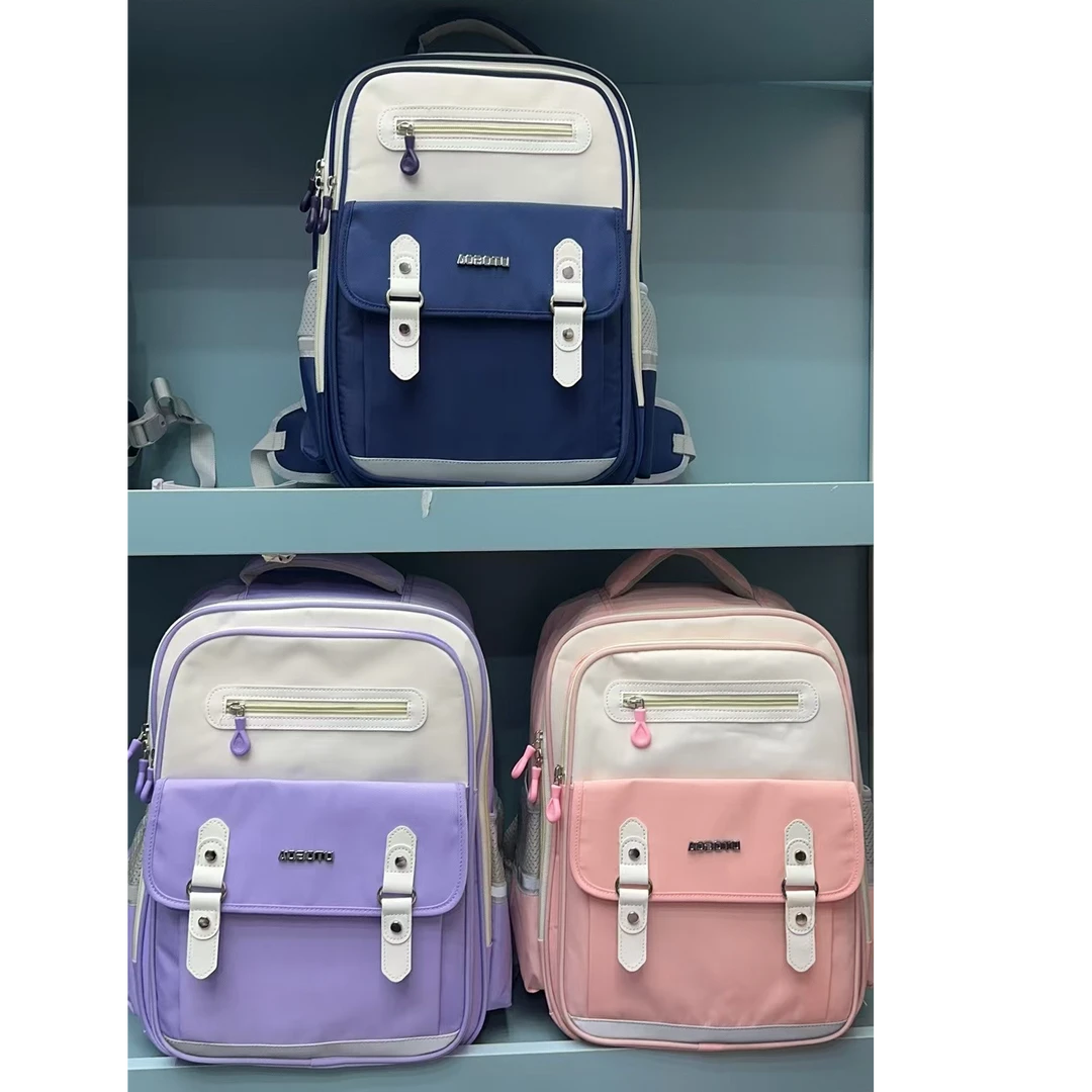 新款云朵包1-9年级男生女生轻便大容量减负减压儿童护脊书包休闲