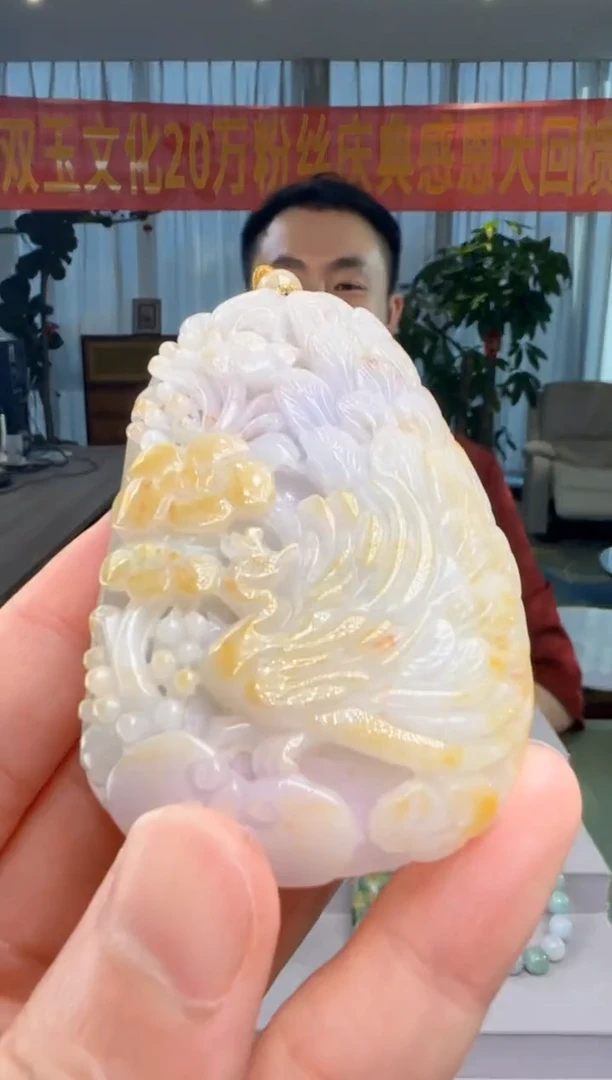 翡翠未镶嵌颈饰DY@@60B7J17112