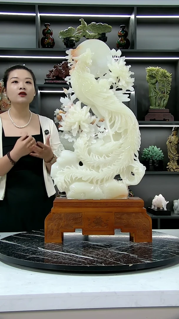 石材珍***天凤凰戏牡丹
