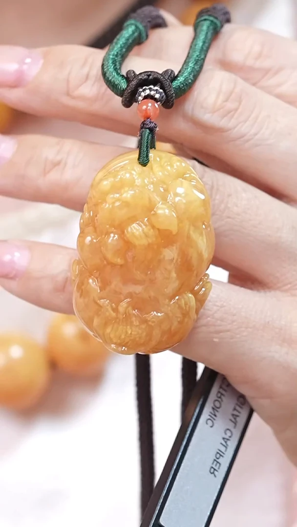 蜜蜡颈饰未镶嵌222  7264天然蜜蜡珠宝奇石云端妖孽全部保真