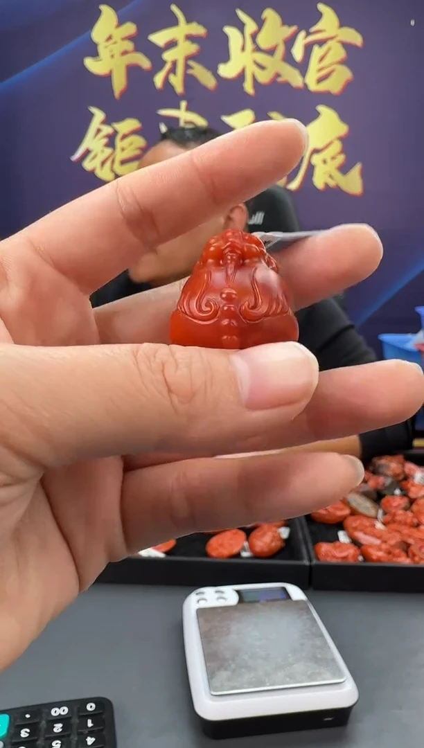 【闪购商品】南红玛瑙雕刻未镶嵌053ZB0117产品一个