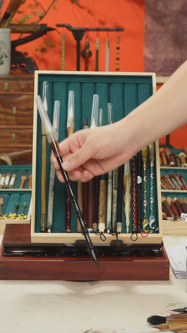 高货毛笔闪购链接（清水试笔，沾墨不退）