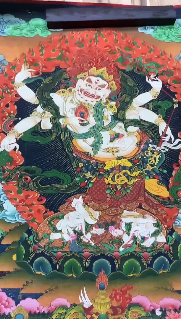 卷轴画精品挂饰 唐卡tk16038