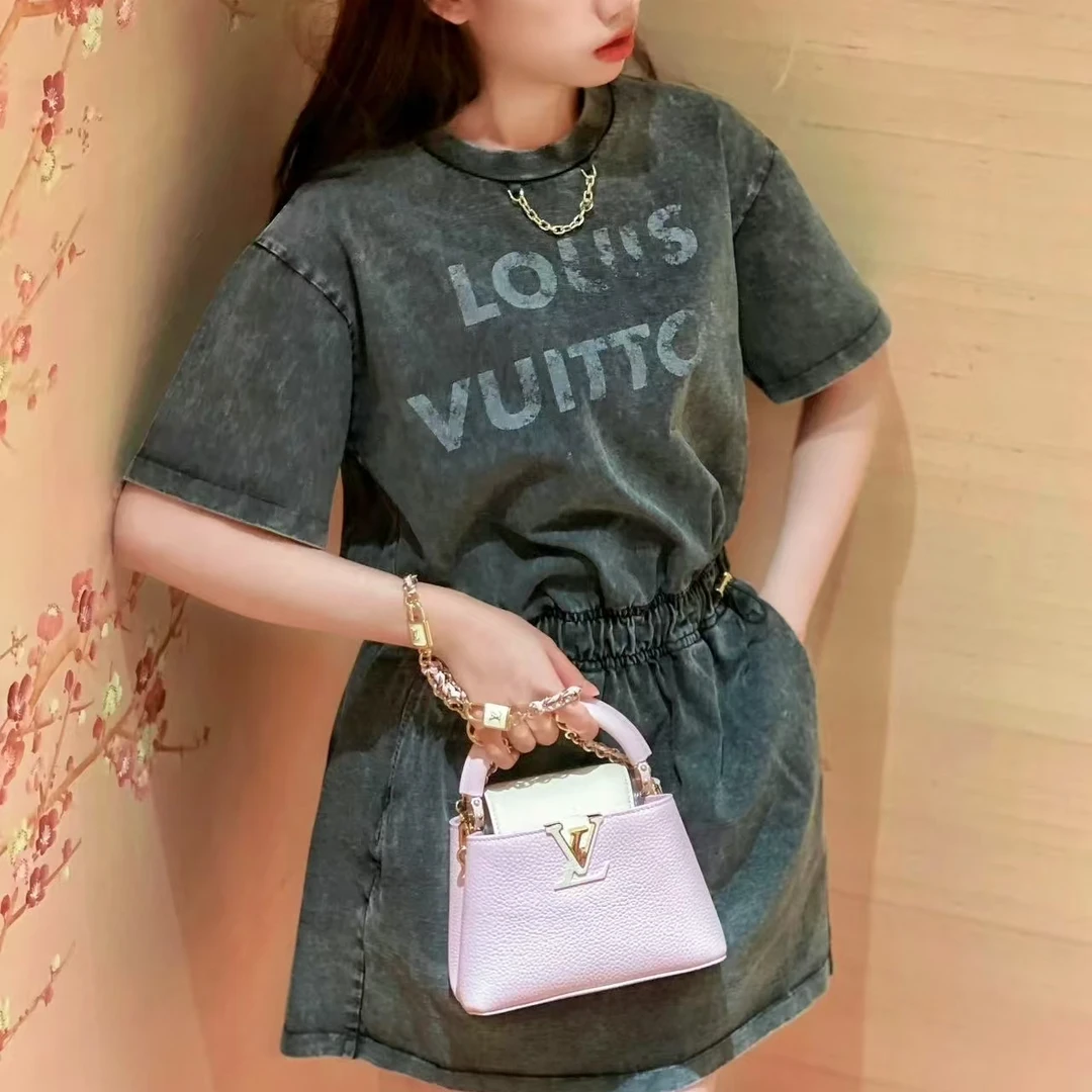 99新 LouisVuitton/路易威登 A9604 LV 短袖 99新 xs码 胸围100