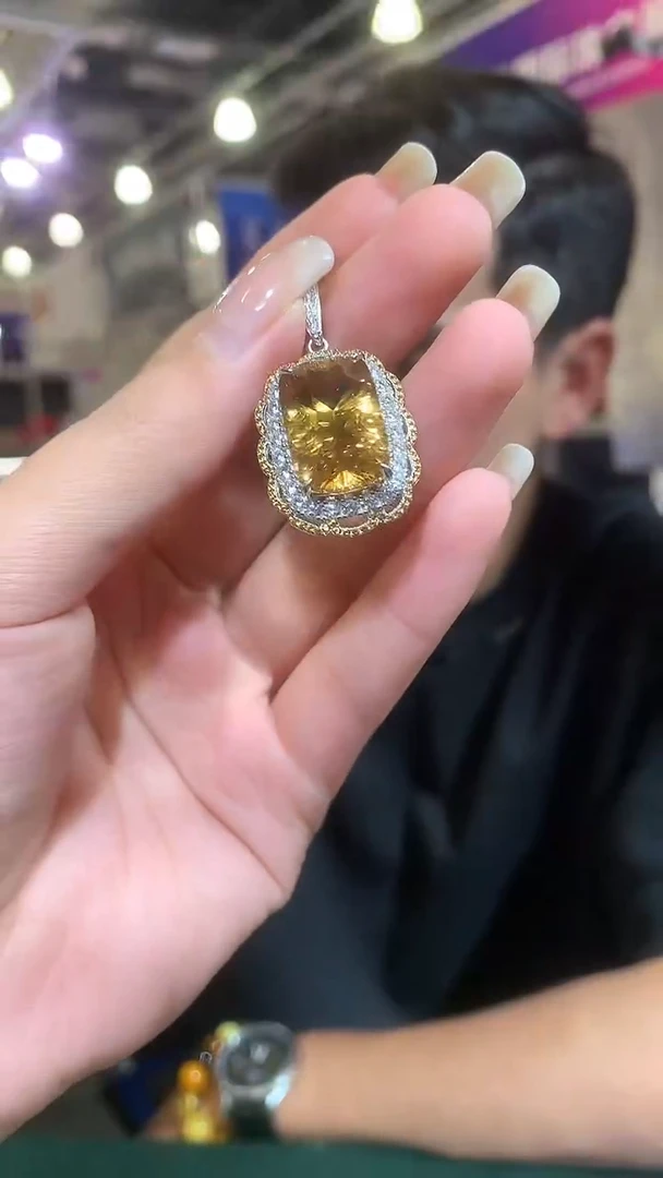 颈饰银S925镶嵌水晶【宝石世家严选】