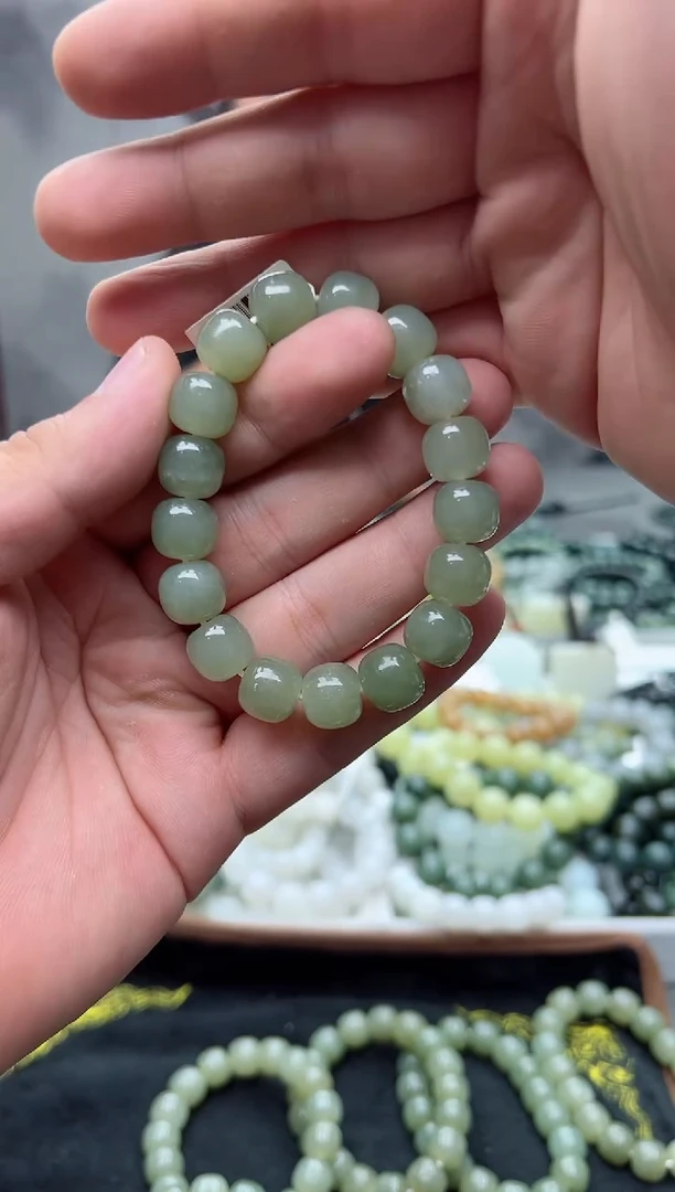 手串未镶嵌和田玉12晴水