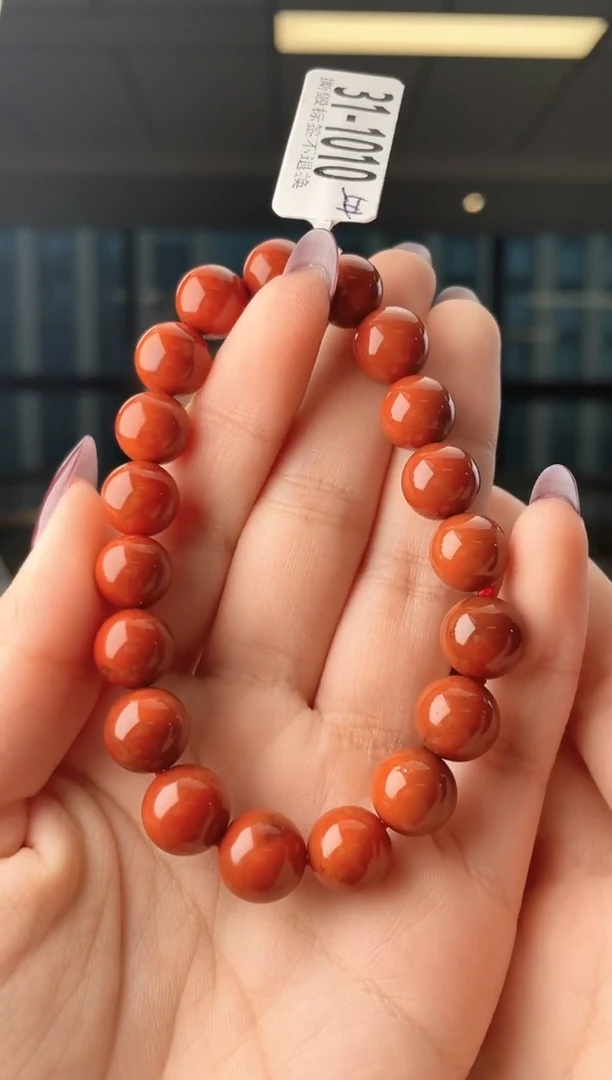 未镶嵌手串南红玛瑙手串 无