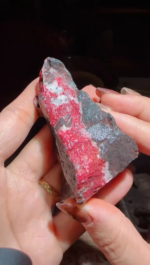 天然辰砂朱砂毛料33