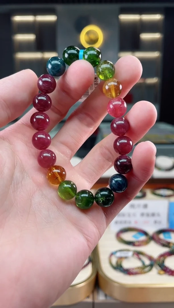 【闪购商品】碧玺收藏级单圈手串10mm+未镶嵌（多样性发一条）xion