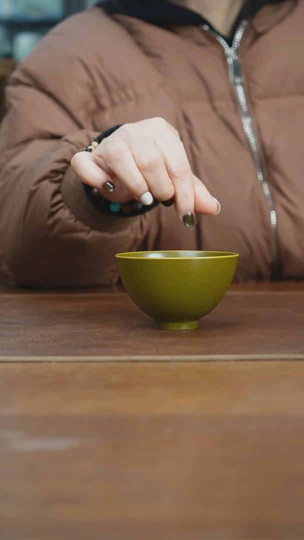 【闪购商品】杯景德镇茶叶末鸡心杯