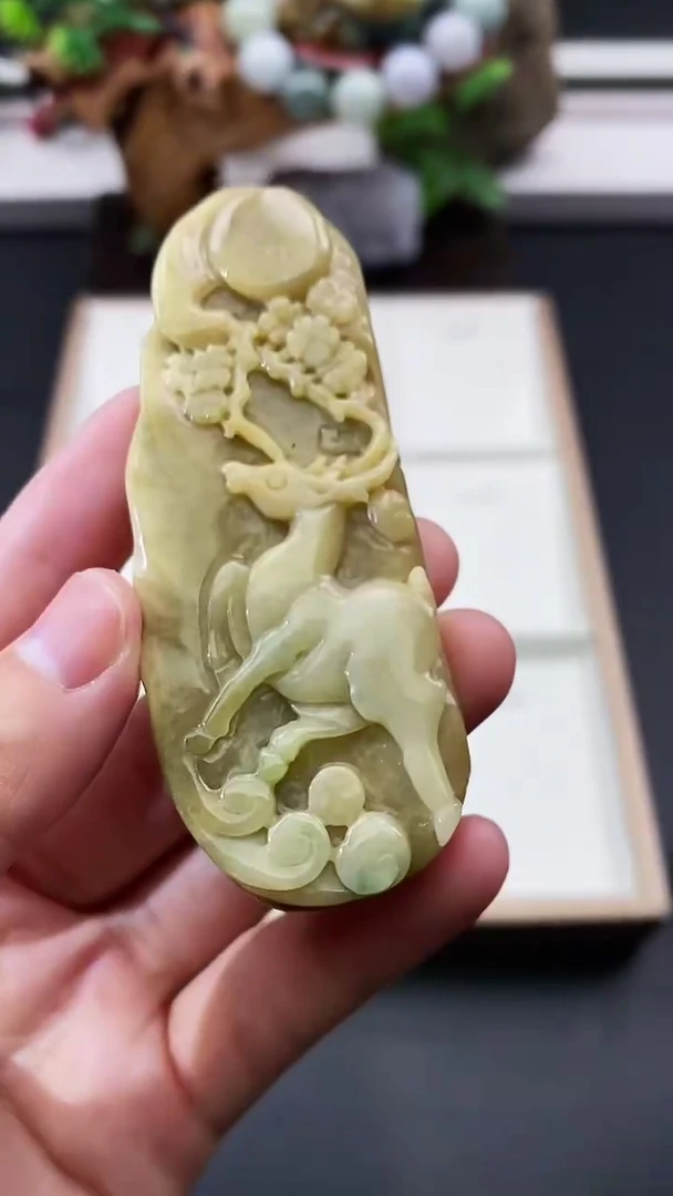 颈饰未镶嵌翡翠天然缅甸A货翡翠