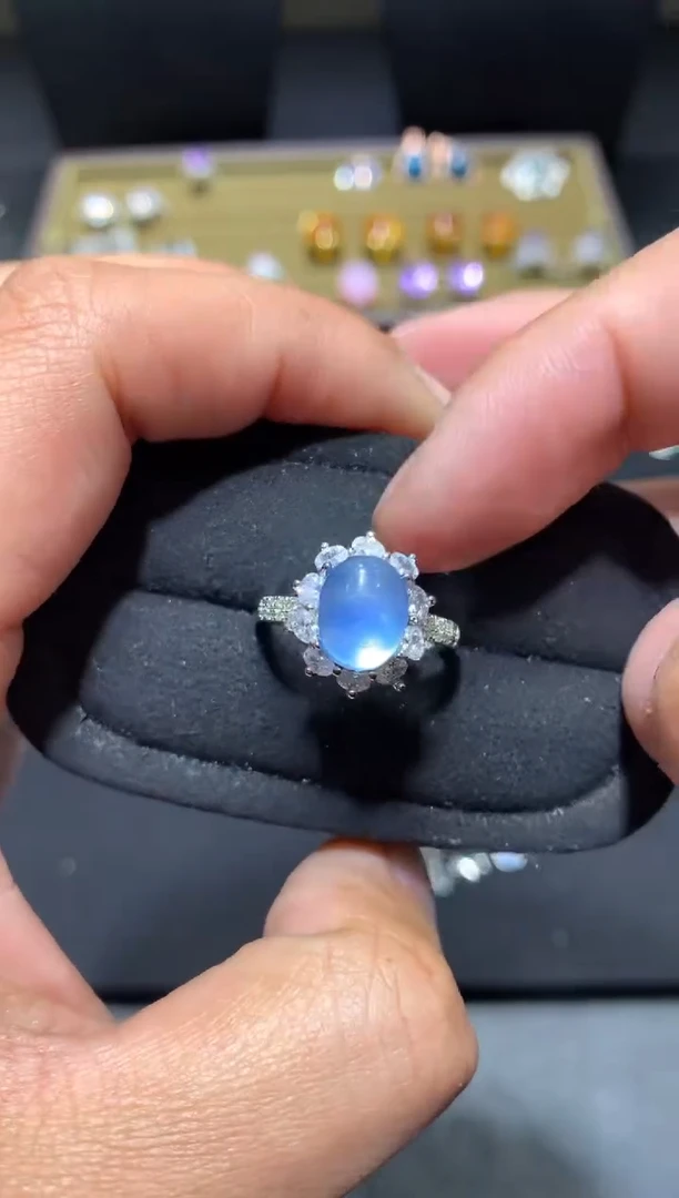 未镶嵌戒圈海蓝宝石J17【多样性发其一】