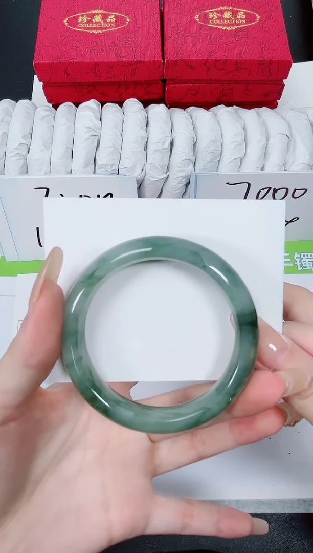 【闪购商品】石英质玉手镯未镶嵌K294-54.4