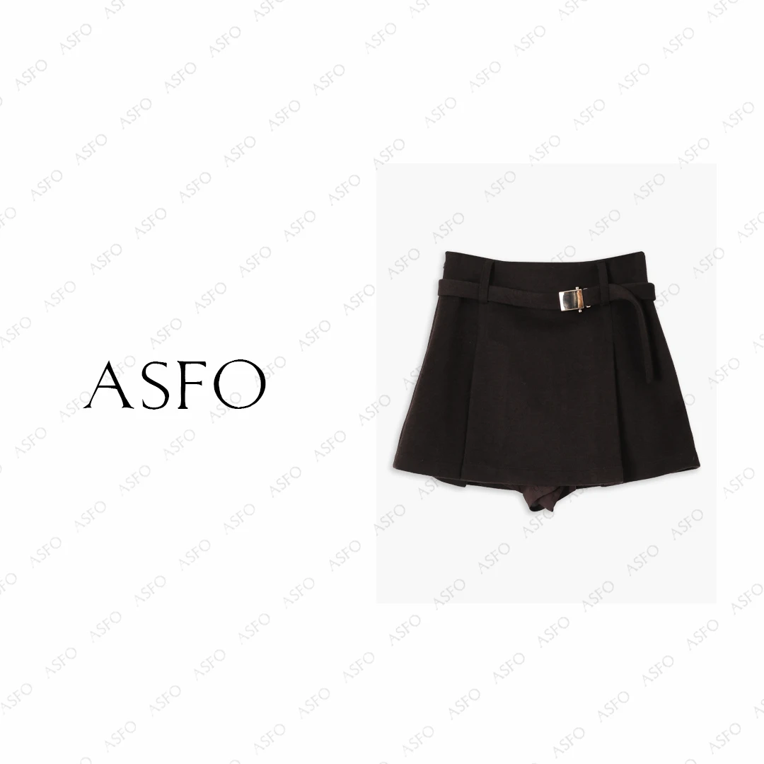 【AS冬页】25新定制山羊绒经典百搭防走光百褶裙AS25DDQ04771