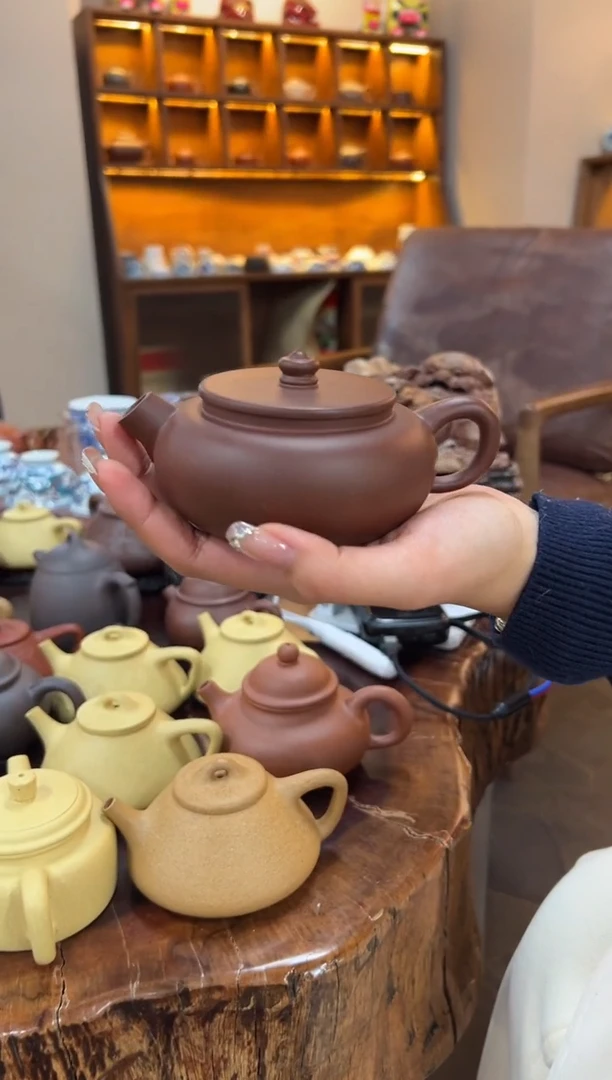 【闪购商品】紫砂茶壶【头哥手工壶】扁壶