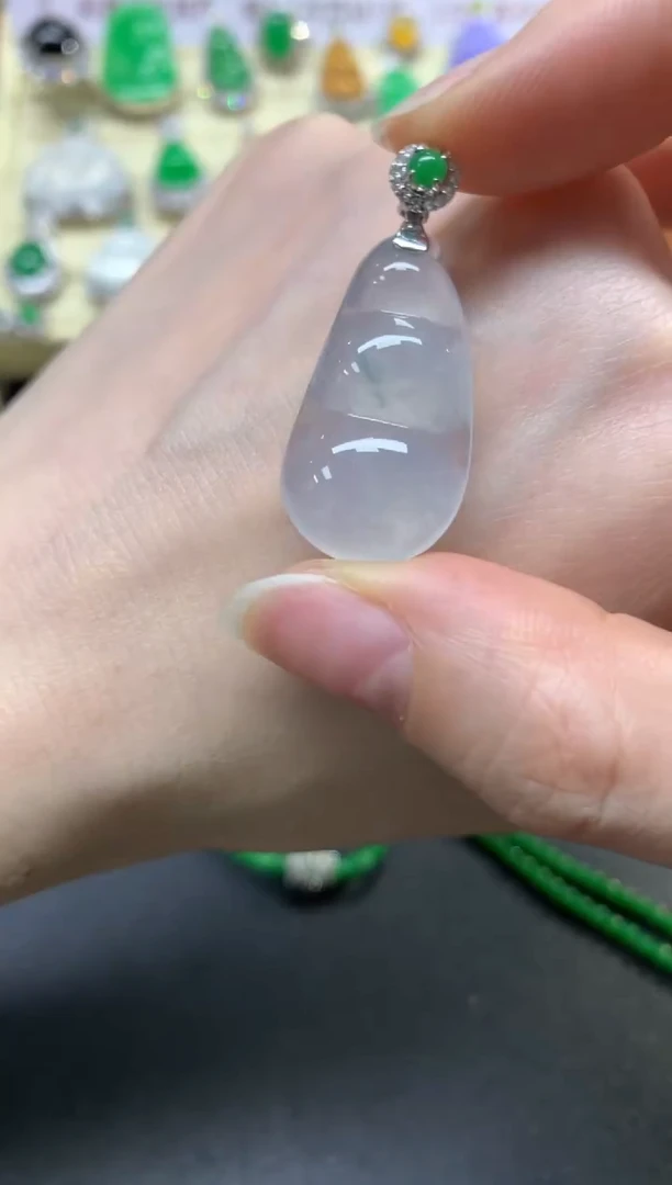 翡翠18K金镶嵌吊坠(不含链)吊坠|2980+298