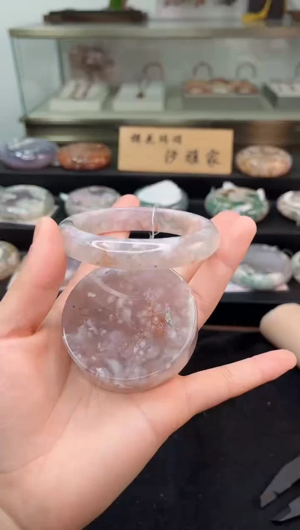未镶嵌手镯石英质玉61圈口（赠品镯心）3668015