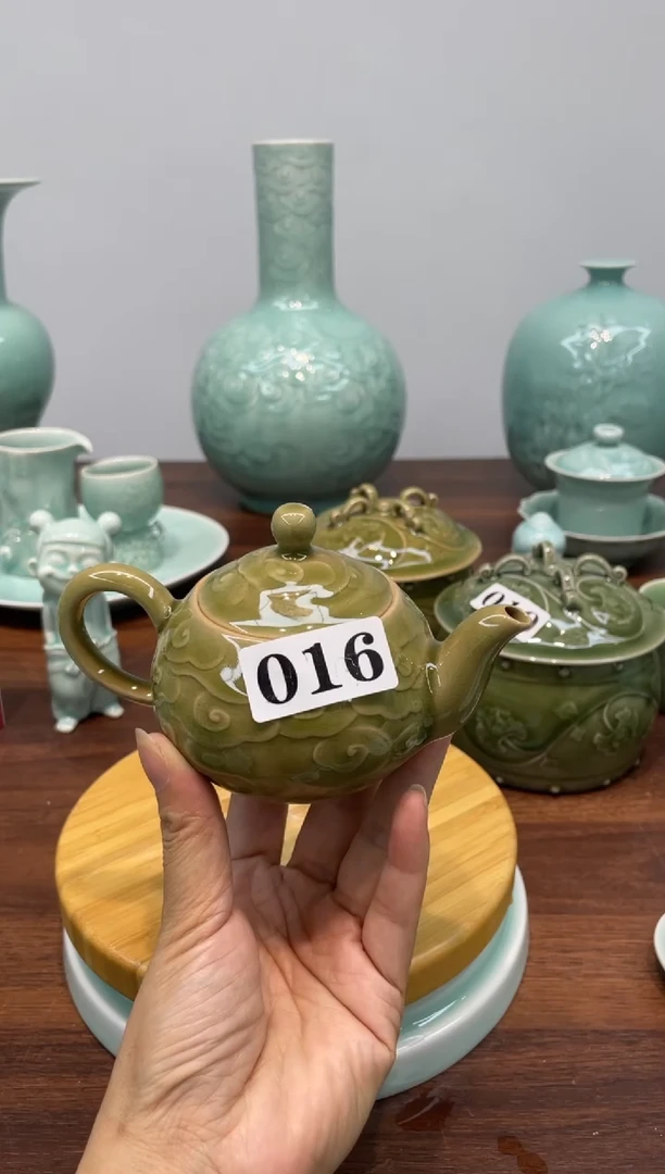 龙窑 柴烧 微瑕特价青瓷 慧语瓷坊