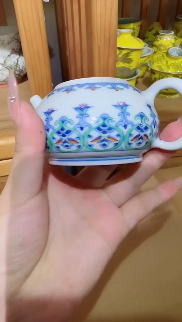 瓷片清***雪景德镇瓷器茶器茶杯