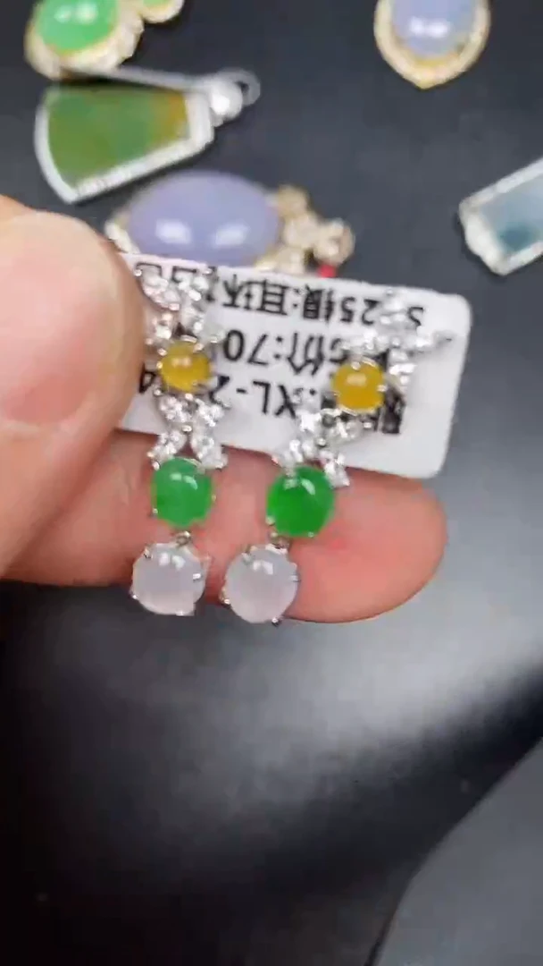 银S925镶嵌戒指翡翠2700