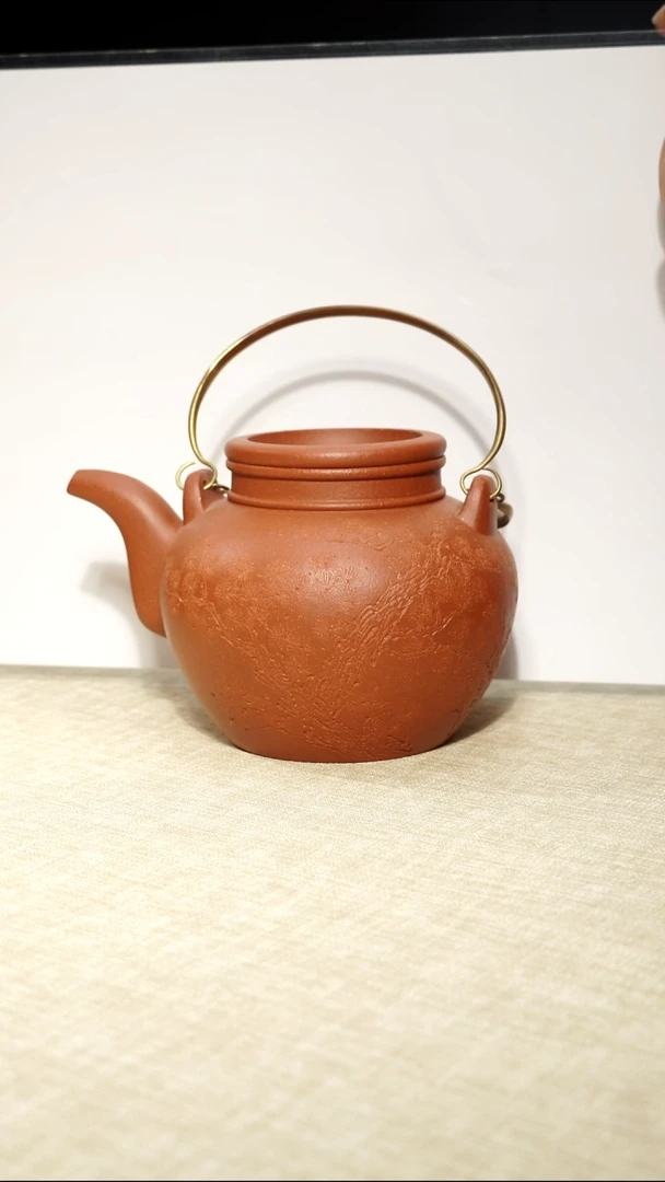 茶壶红泥岁**好寿星壶500毫升