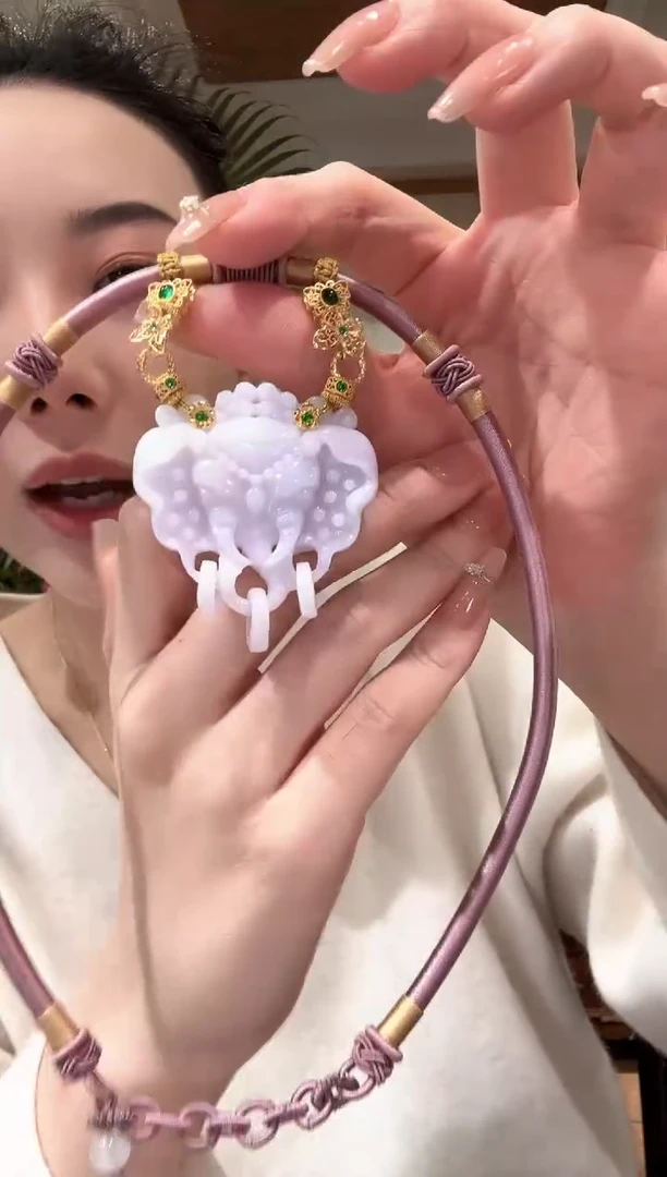 【闪购商品】翡翠颈饰未镶嵌国风