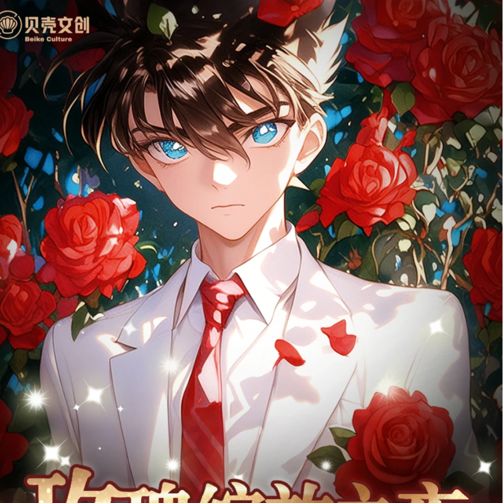 【贝壳文创】 —《玫瑰绽放之夜》名侦探柯南A6亚克力色纸来袭收藏盲盒