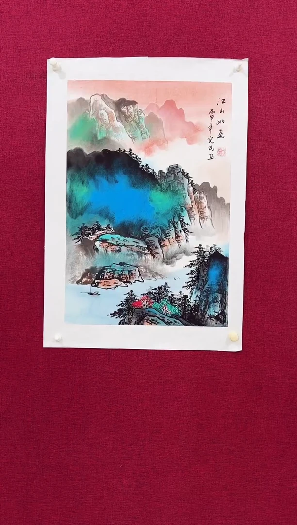 国画张现民的国画作品