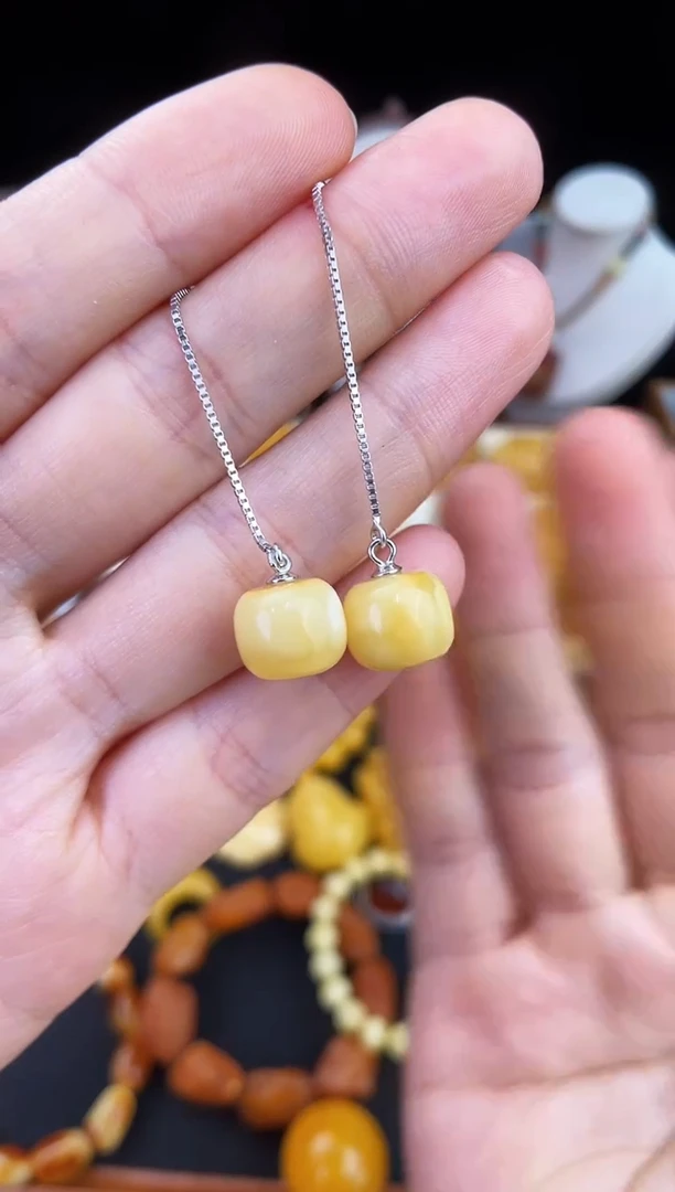 琥珀未镶嵌珠宝奇石柒月