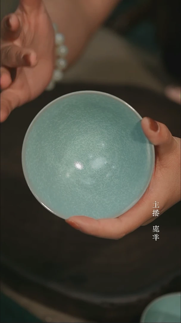 支钉斗笠杯-冰花鱼鳞片（微瑕）羊